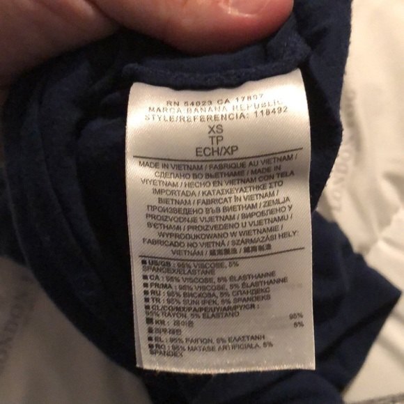 Banana republic dark blue slim fitting size XS - Picture 6 of 6